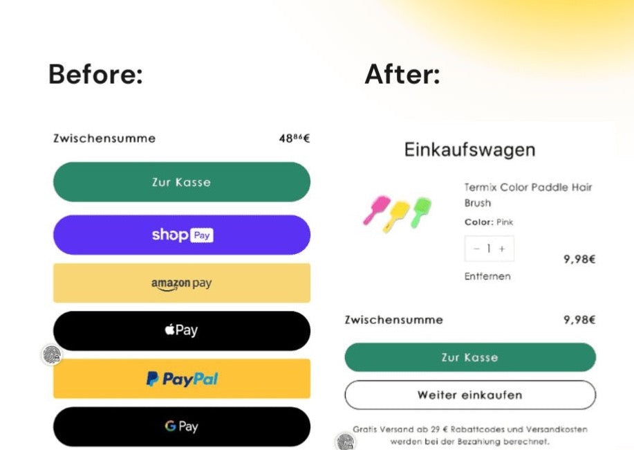 Removal of PayPal and Amazon Buttons from Shopify Product Pages